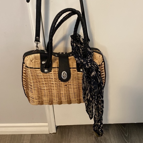 Authentic Patricia Nash Lucena Woven Crossbody/ Shoulder Purse - Picture 1 of 9